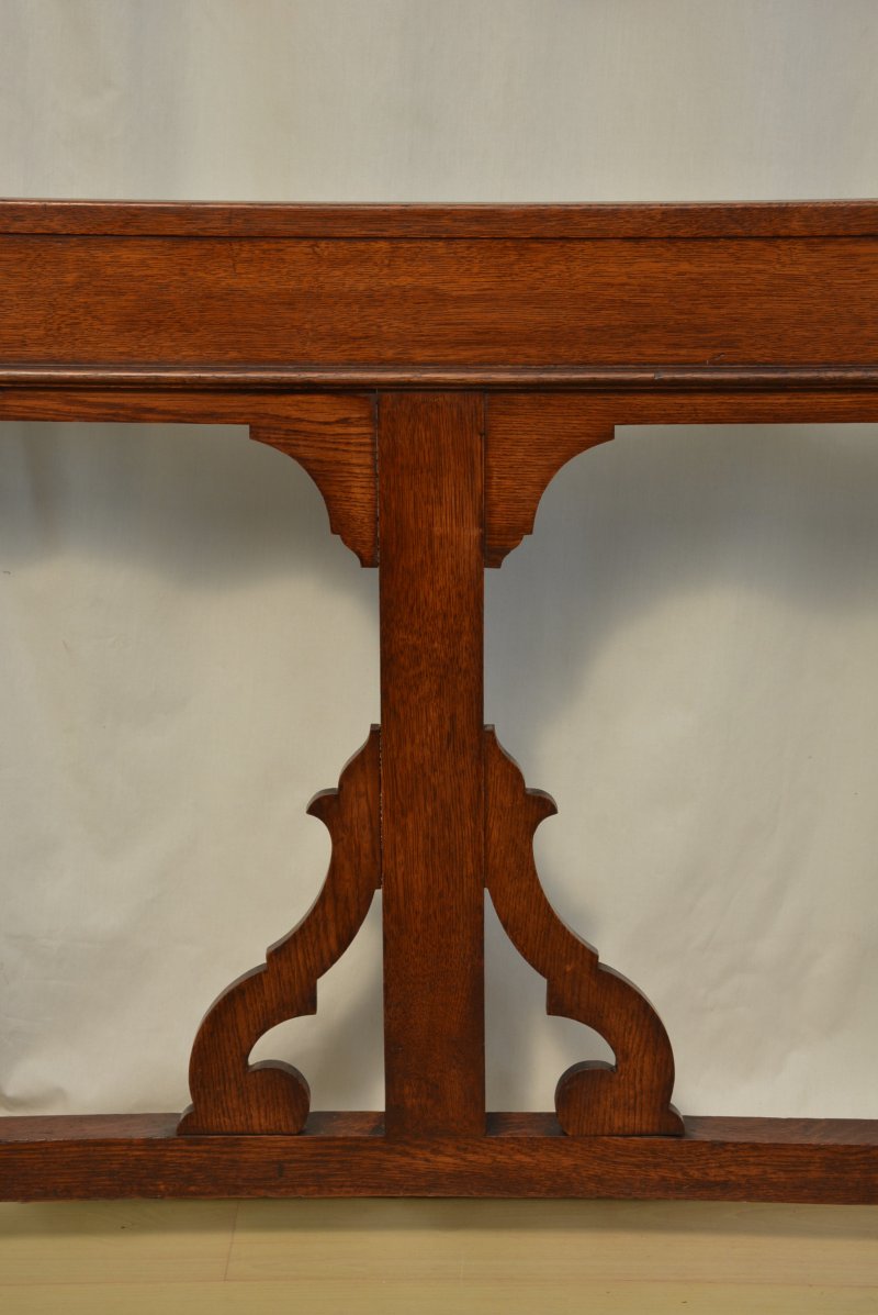 English Victorian Gothic Coat Stand Oak Hall Stand in the Manner Of Pugin - Image 2
